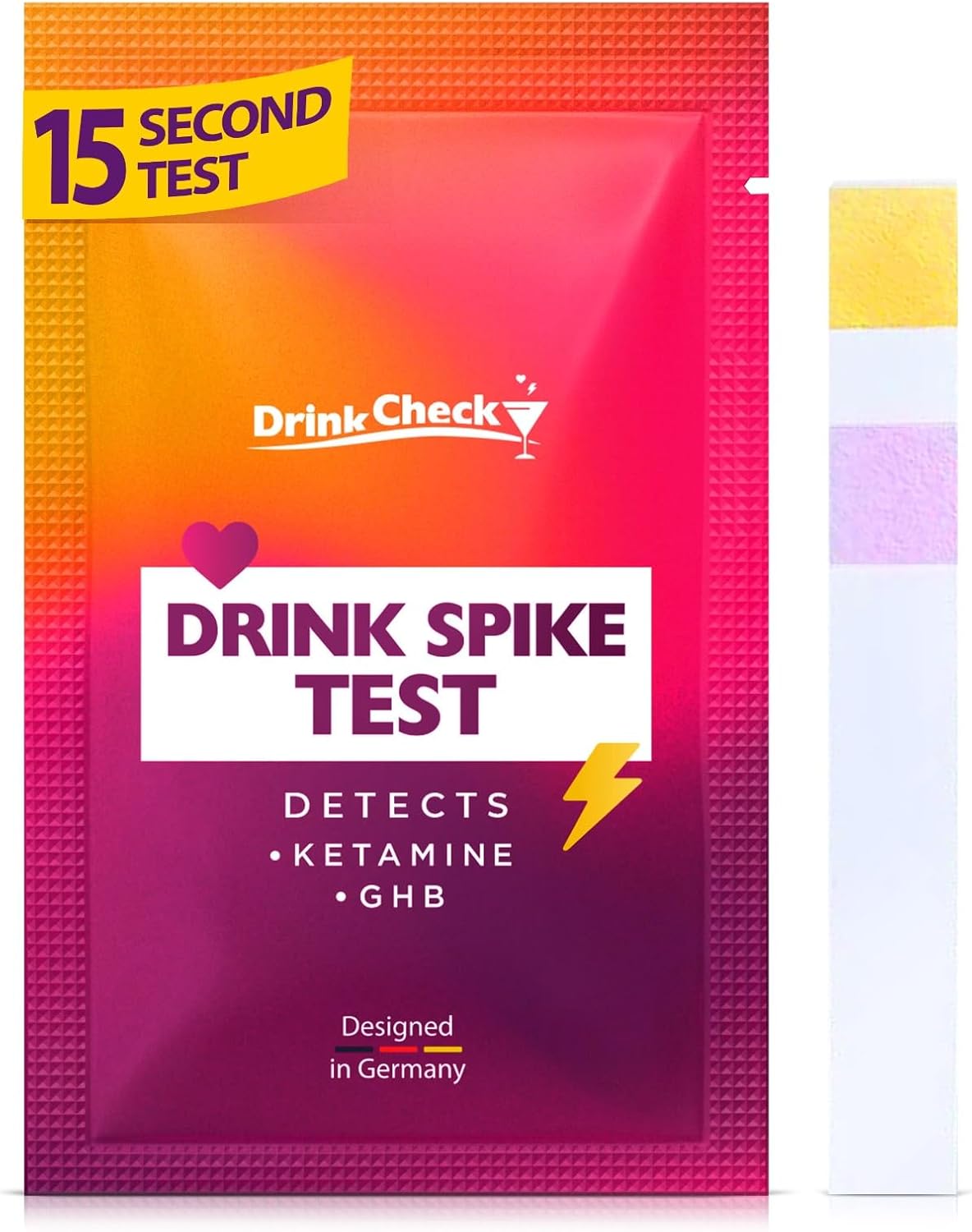 Drink Spiking / Roofie Tests – Detects 6+ Substances in Seconds – Portable Personal Safety Kit for Bars, Clubs, and Parties
